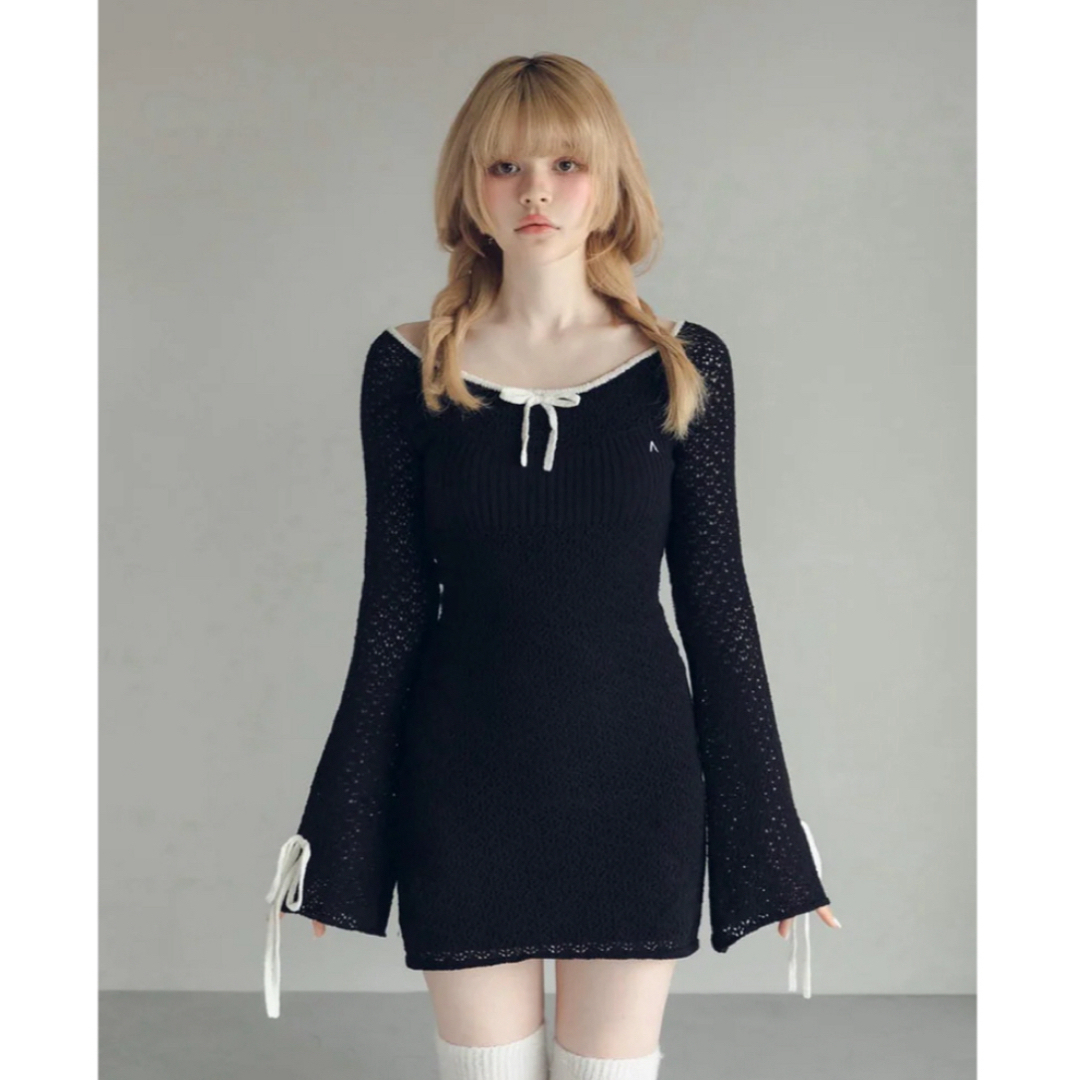 Andmary Lily crochet mini dressの通販 by ♡｜ラクマ