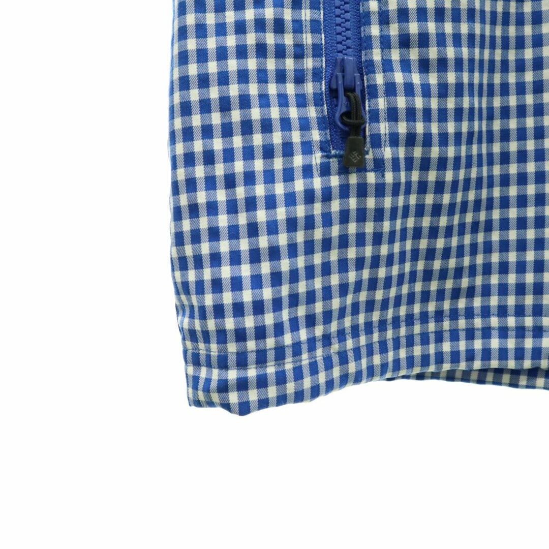 Columbia - コロンビア ギンガムチェック マウンテンパーカー M ブルー