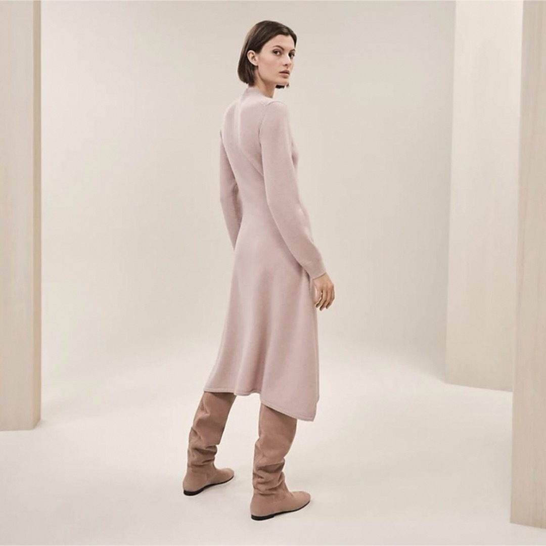 HERMES - 新品♡エルメスHERMESロングスリーブドレス36 Sサイズニット