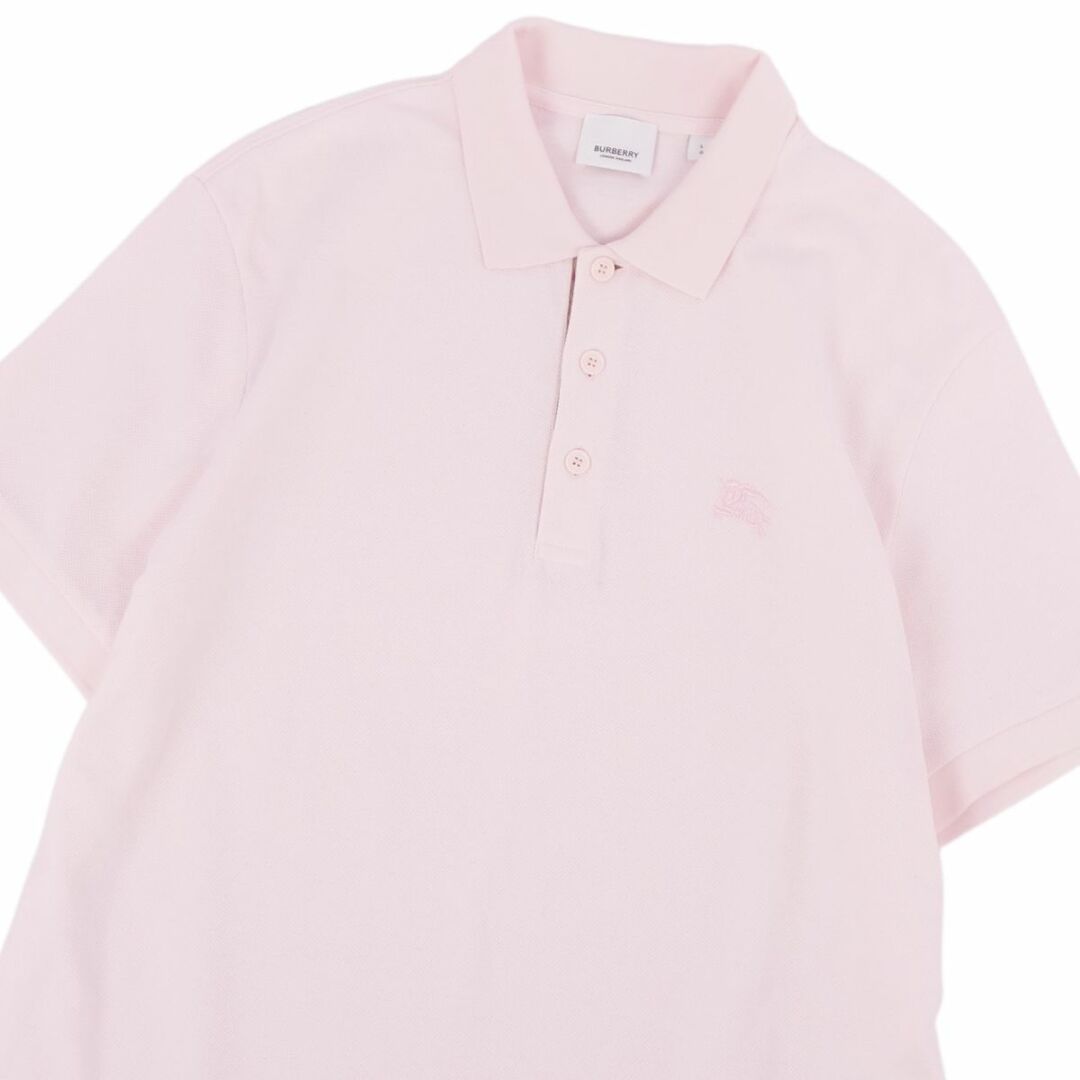 未使用 バーバリーブリット レディース 長袖ポロシャツ ピンク 前立