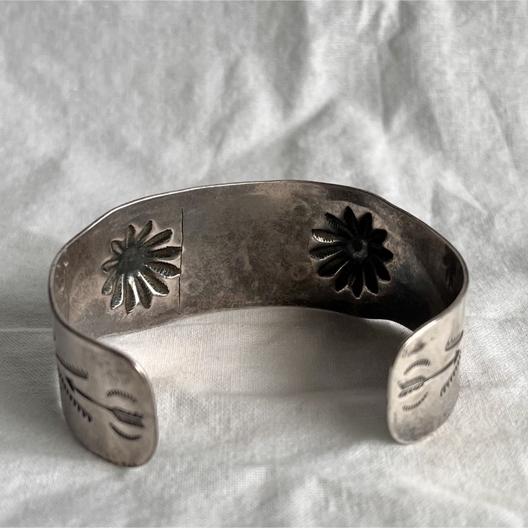 RRL - 1920's ヴィンテージ ナバホ バングル コインシルバー