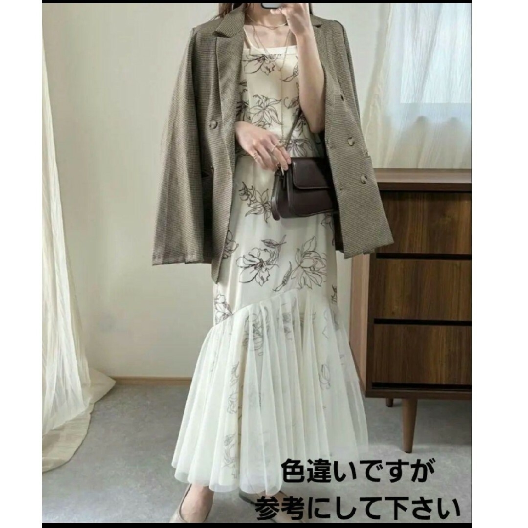 しまむら - 新品 maki コラボ 花柄 レースキャミワンピース ピンク