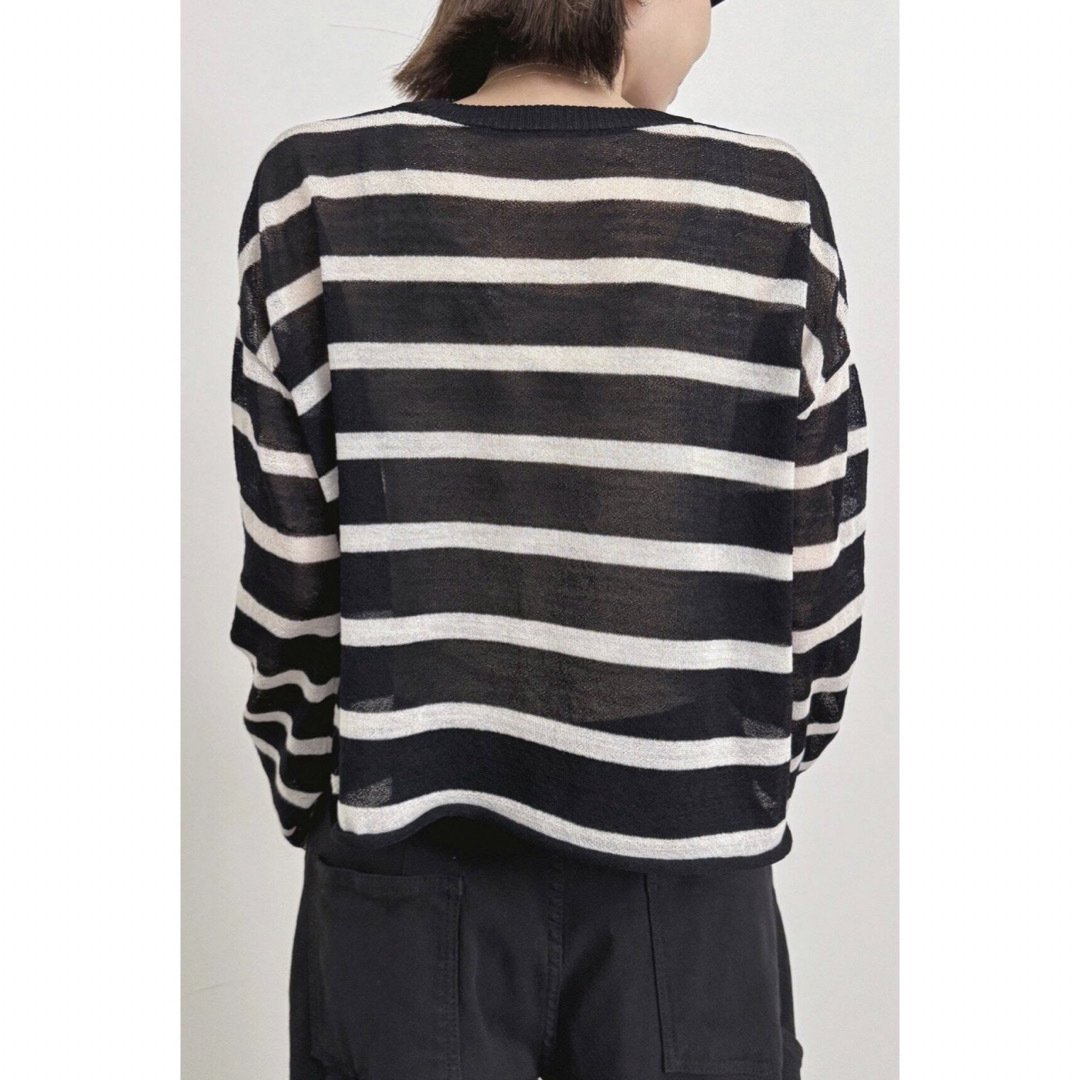 アパルトモンL'Appartement Border Sheer Knit