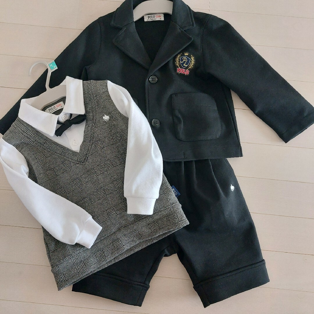 POLO（RALPH LAUREN） - POLObabyスーツ セットアップ95 入園式