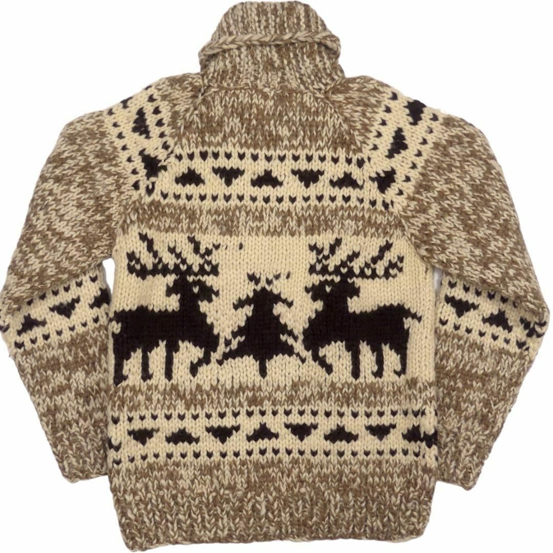 KANATA - カウチン セーター kanata ニット M カナダ製 カナタ 茶