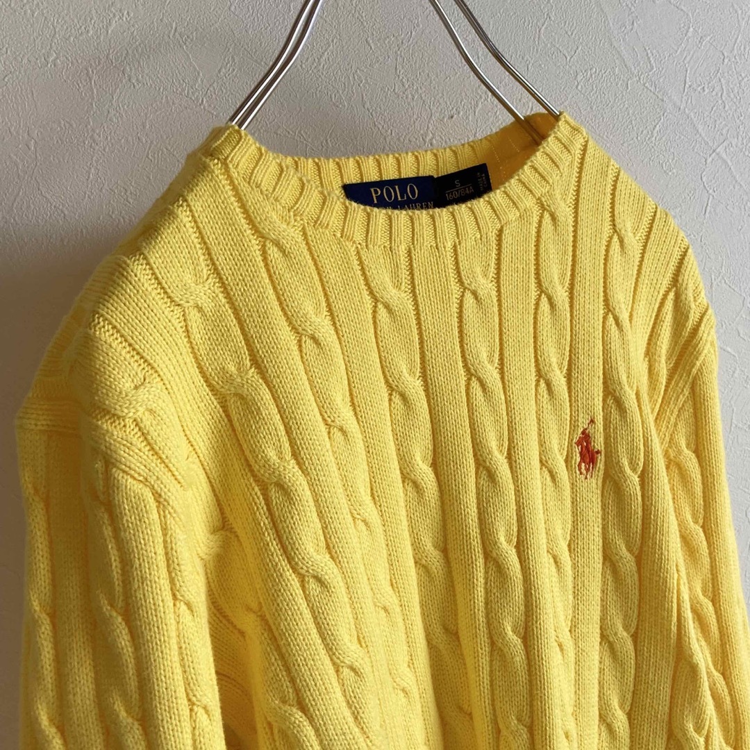 Ralph Lauren - ポロ ラルフローレン ロゴ刺繍 コットン ケーブル