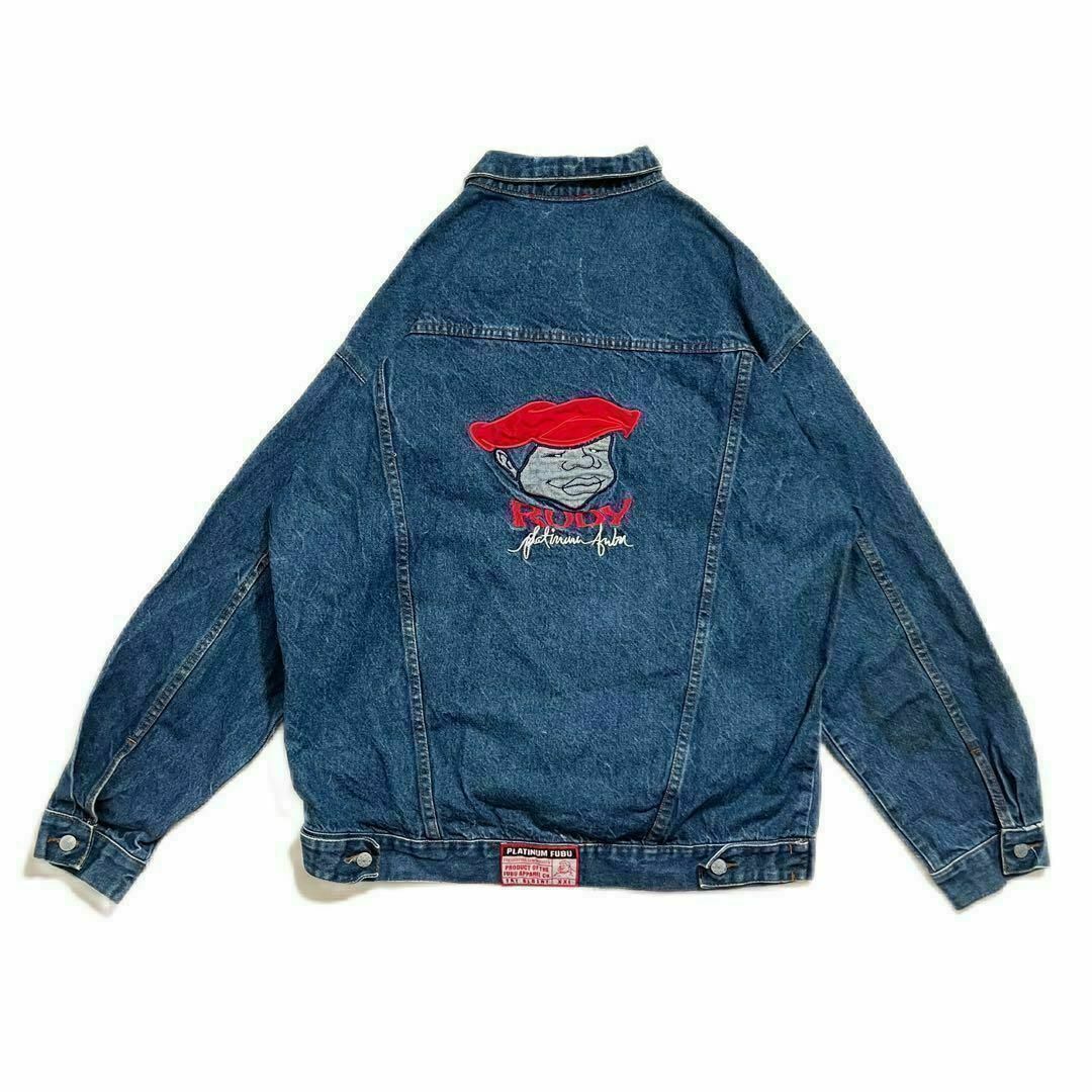 PLATINUM FUBU - 【PLATINUM FUBU】フブデニムジャケット 古着B系