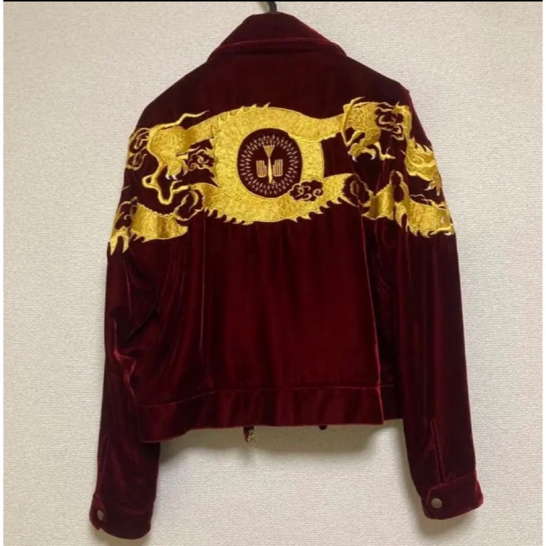 doublet - blackmeans スカジャン 別珍 刺繍 東洋 ベロア 金 doubletの