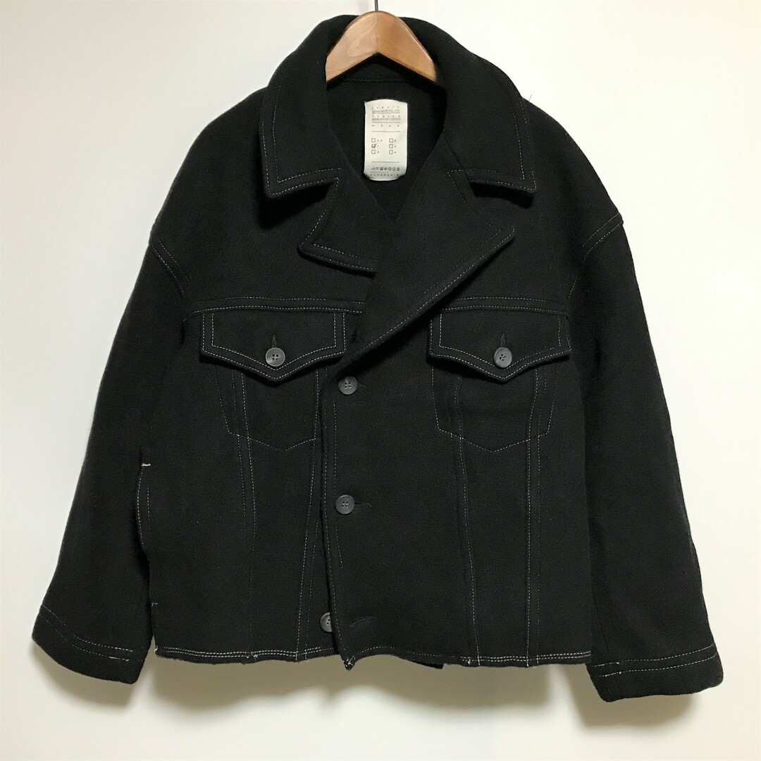 KURO 19AW メルトンカラーステッチングジャケット クロ BYKUROの通販