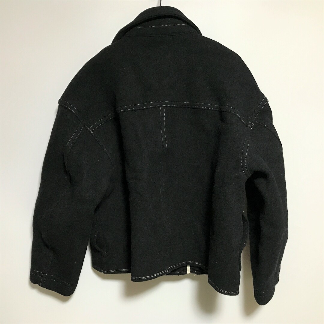 KURO 19AW メルトンカラーステッチングジャケット クロ BYKUROの通販