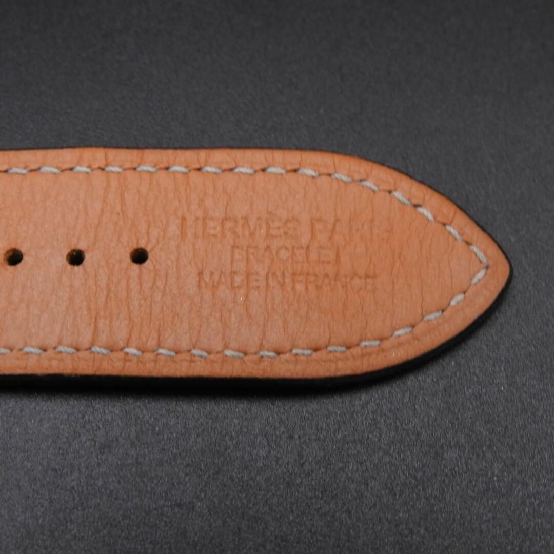 HERMES - 希少品 Apple watch HERMES 純正 ブルーラン レザーバンドの