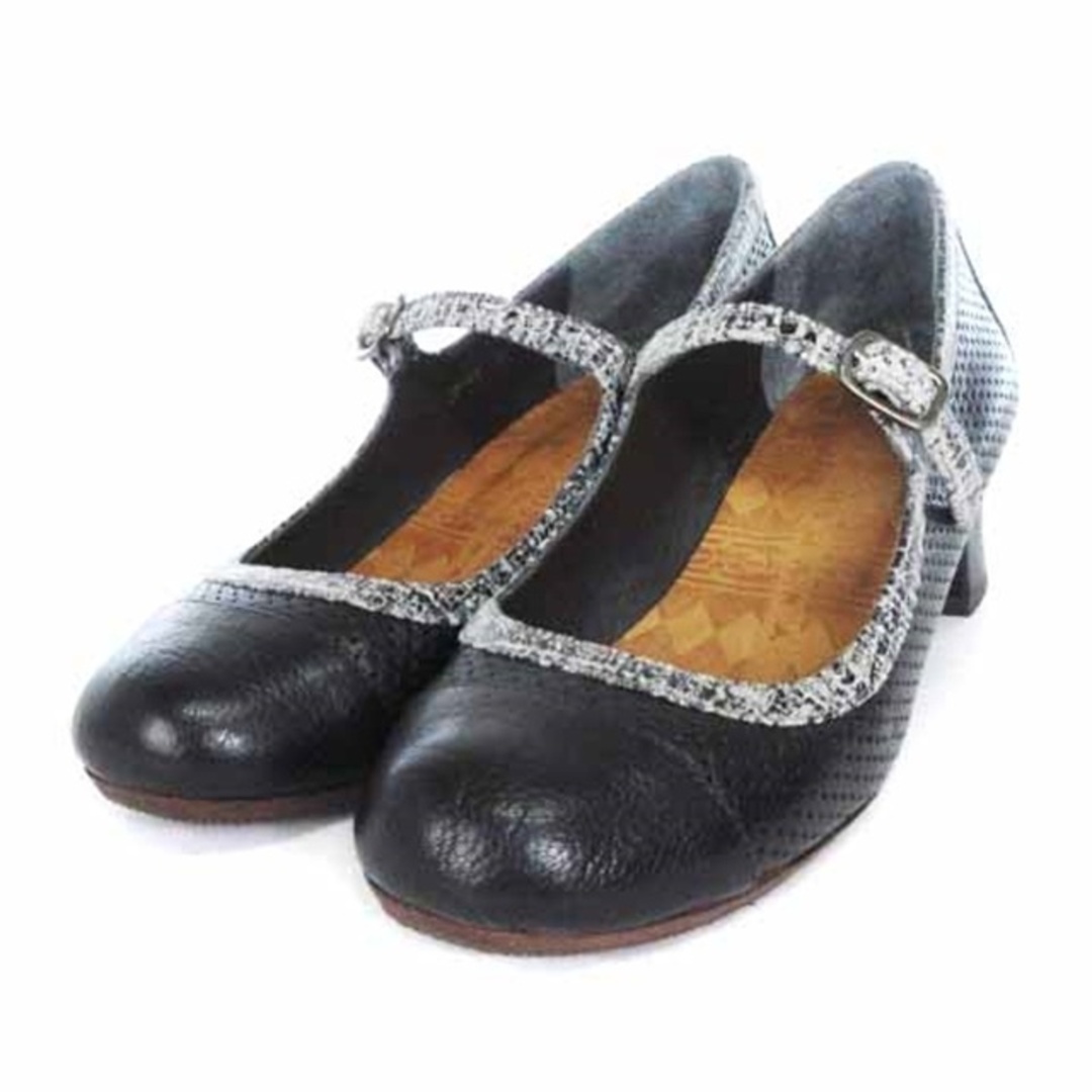 CHIE MIHARA - チエミハラ パンプス ストラップ パンチング レザー