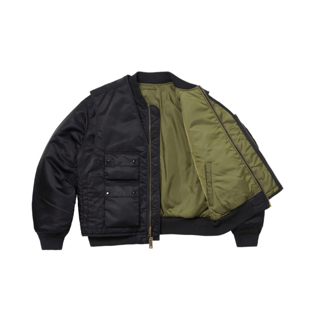 Supreme - 【Mサイズ】 Supreme 2-in-1 MA-1 + Vest Blackの通販 by