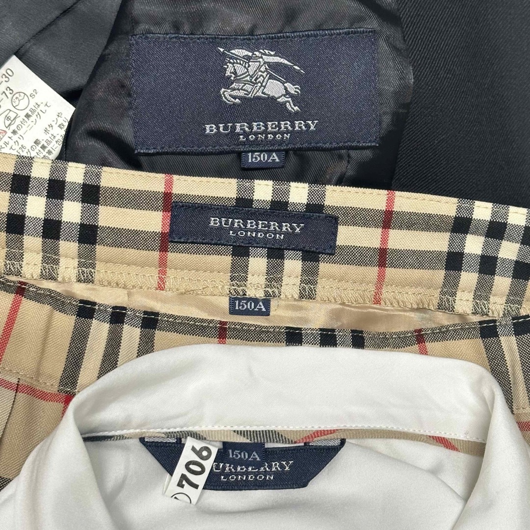 BURBERRY - 卒服 バーバリーロンドン 卒業入学式 フォーマルセット 150
