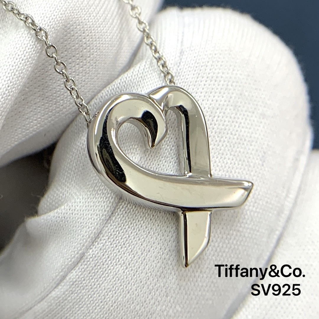Tiffany & Co. - ティファニー ラビングハート ネックレス シルバー