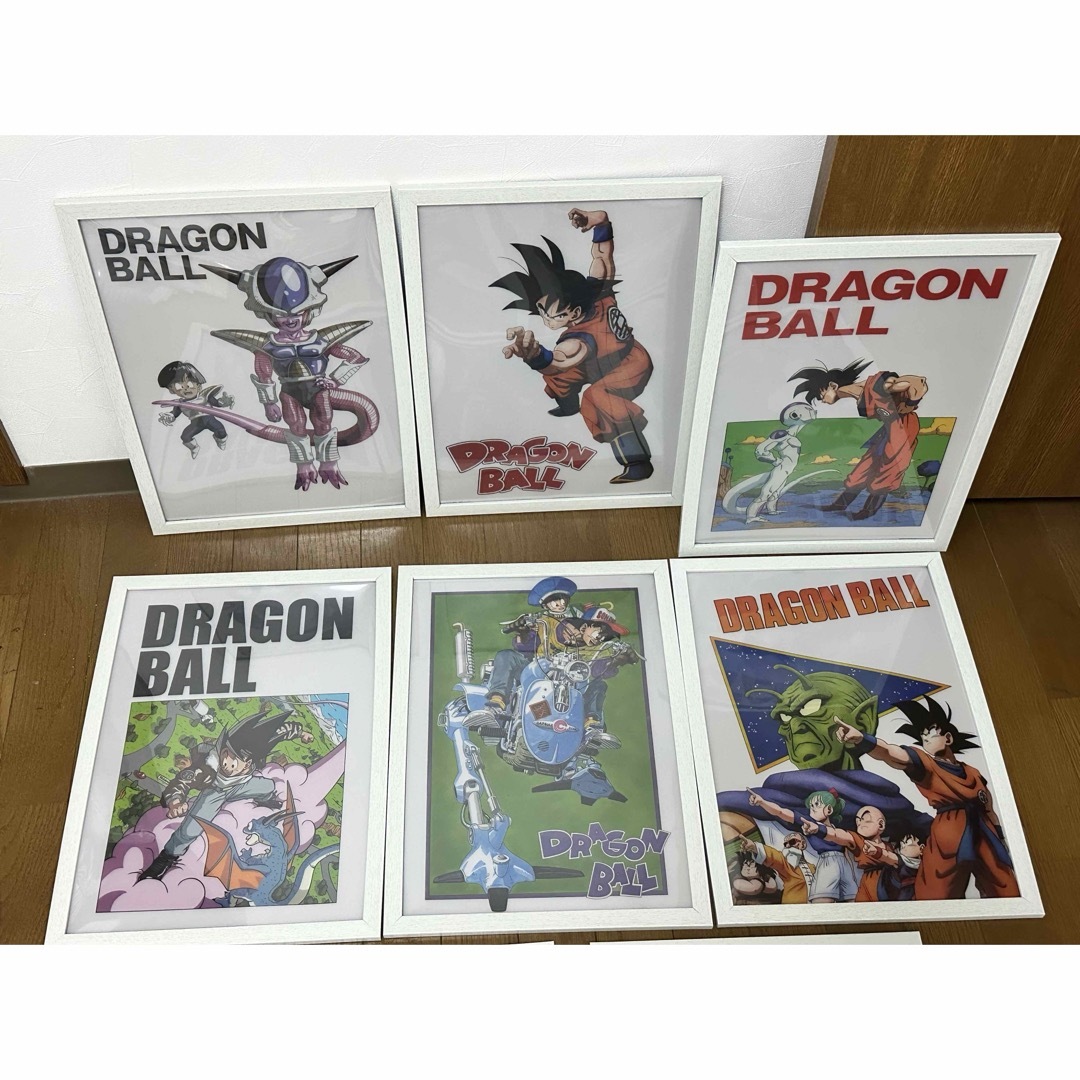 ドラゴンボール ビジュアルボード 全種セット 額縁入り 原画ポスター