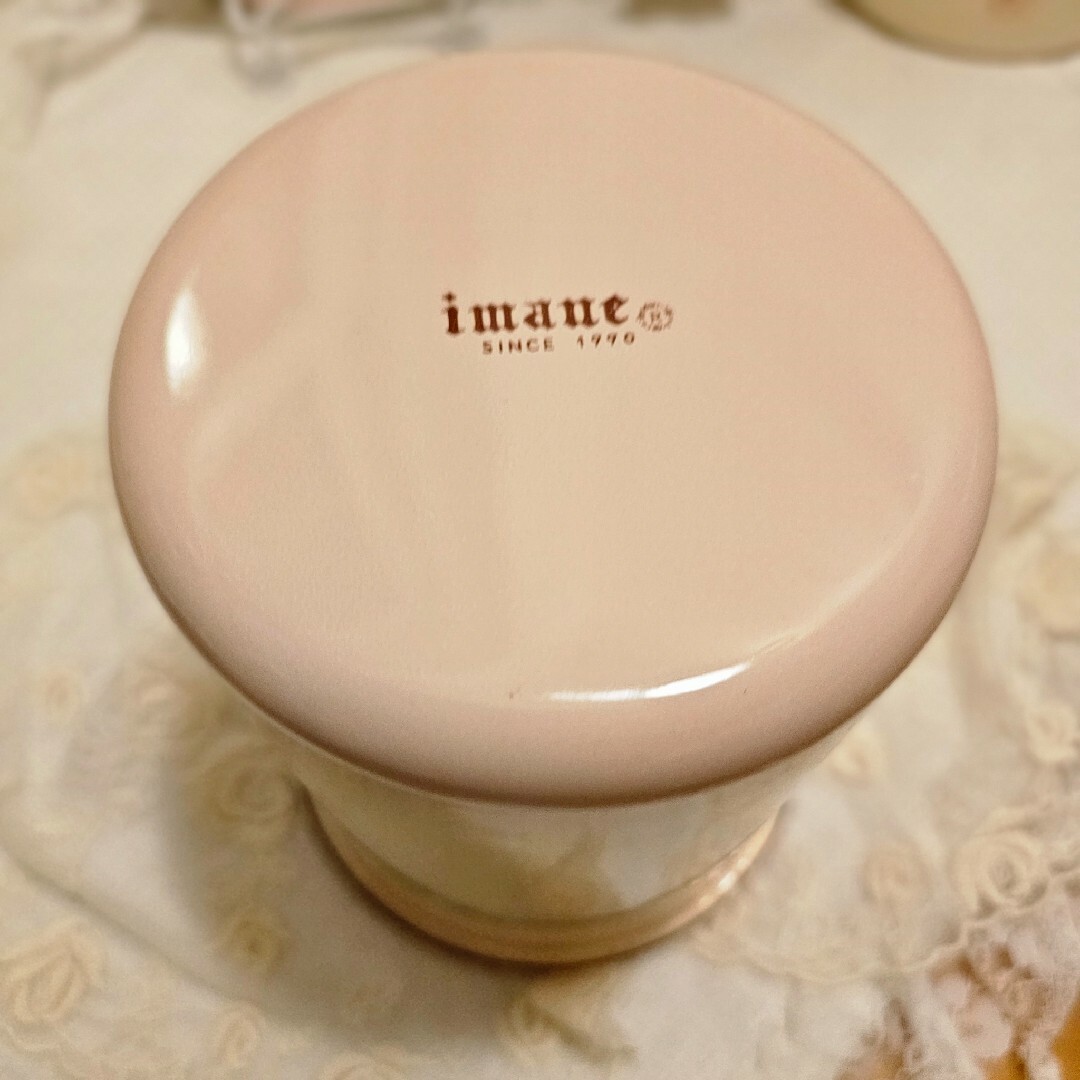 イマン imane ダイアナローズ ツールスタンド3個 ホーロー ペン立て