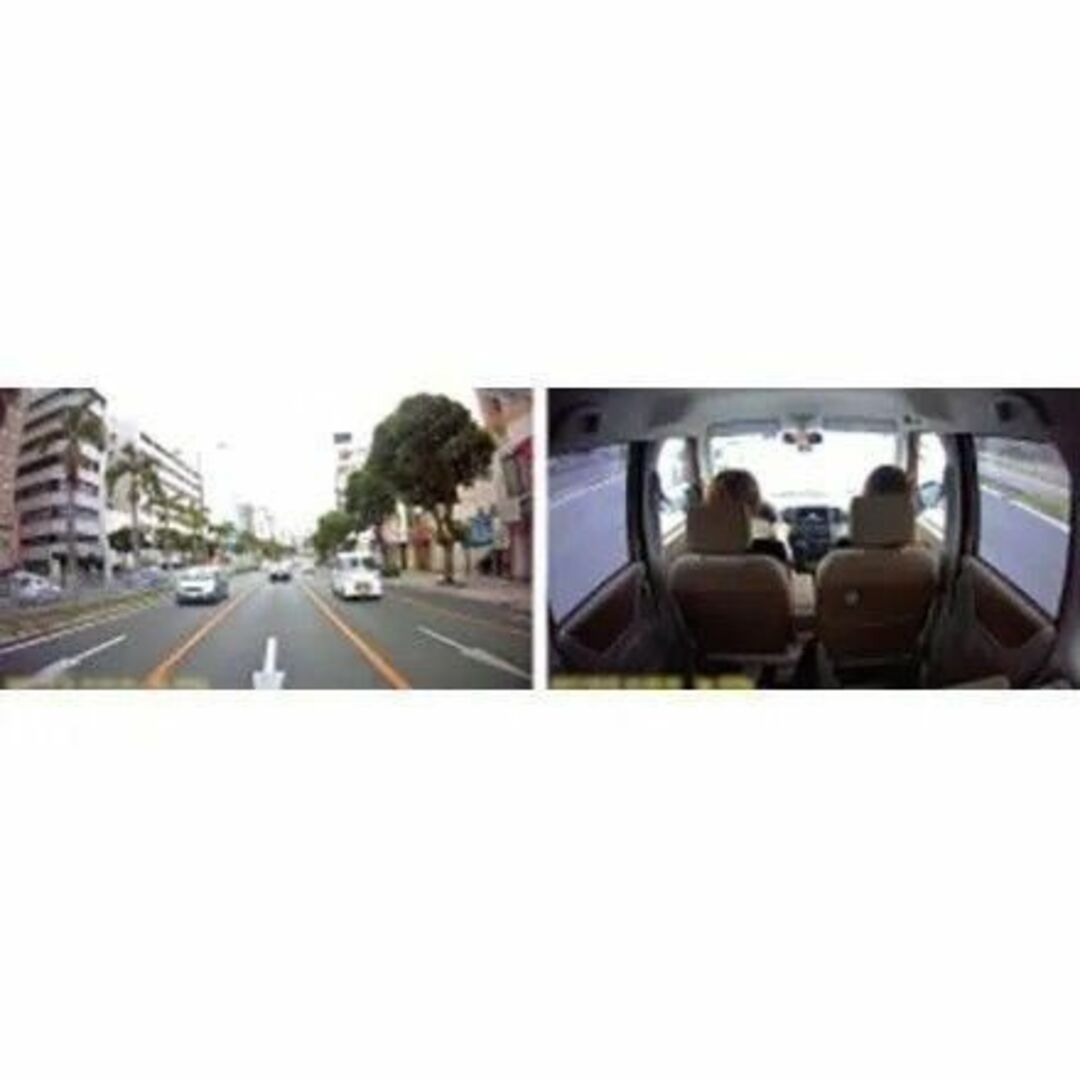 4点ドライブレコーダーhp ドラレコ 高画質 防犯対策 360度回転