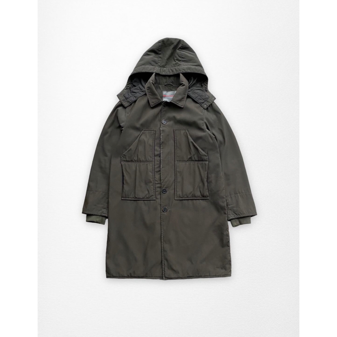 PRADA - PRADA プラダ ミリタリー コート モッズコート ナイロン