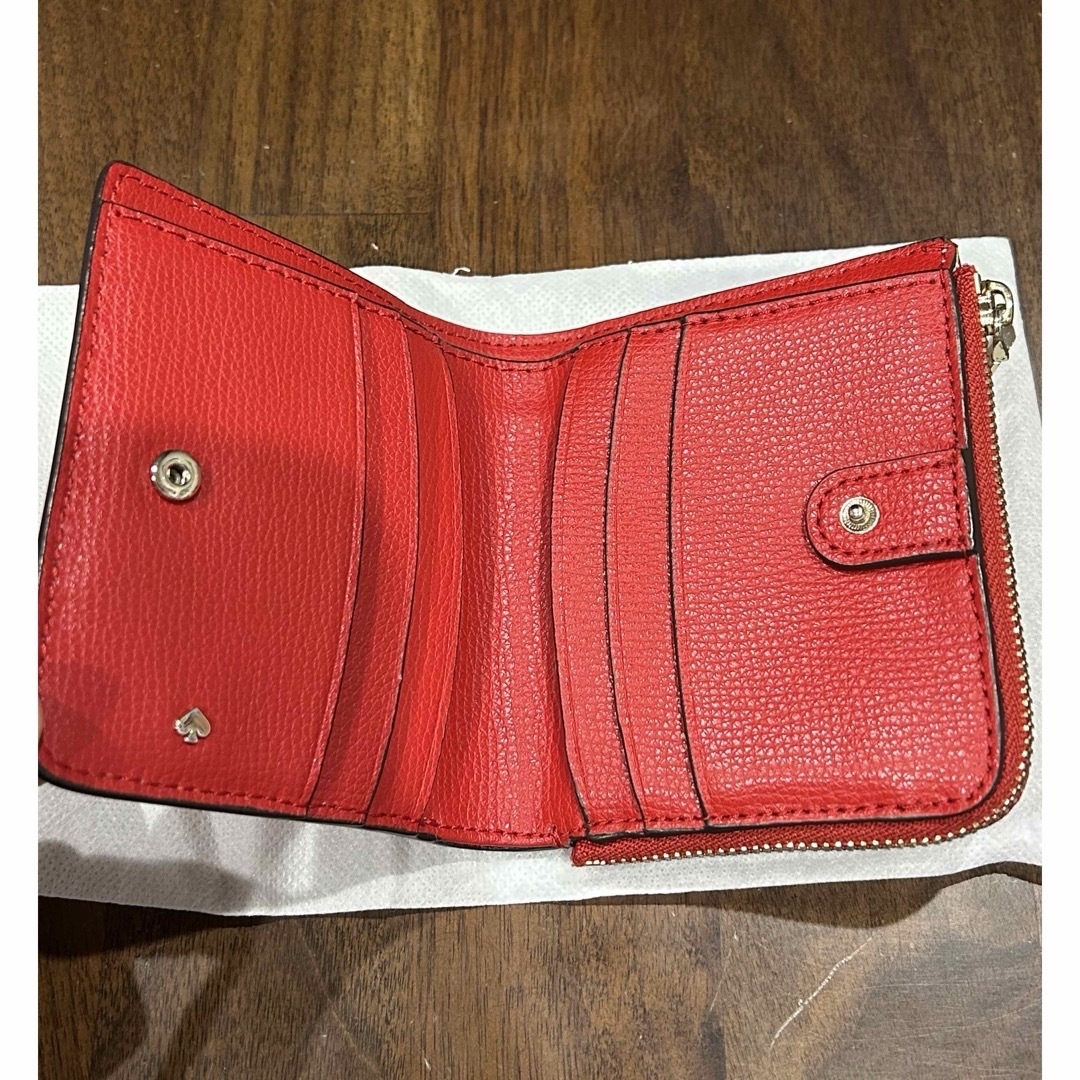 kate spade NEW YORK - ケイトスペード 財布 二つ折り財布 赤 kate