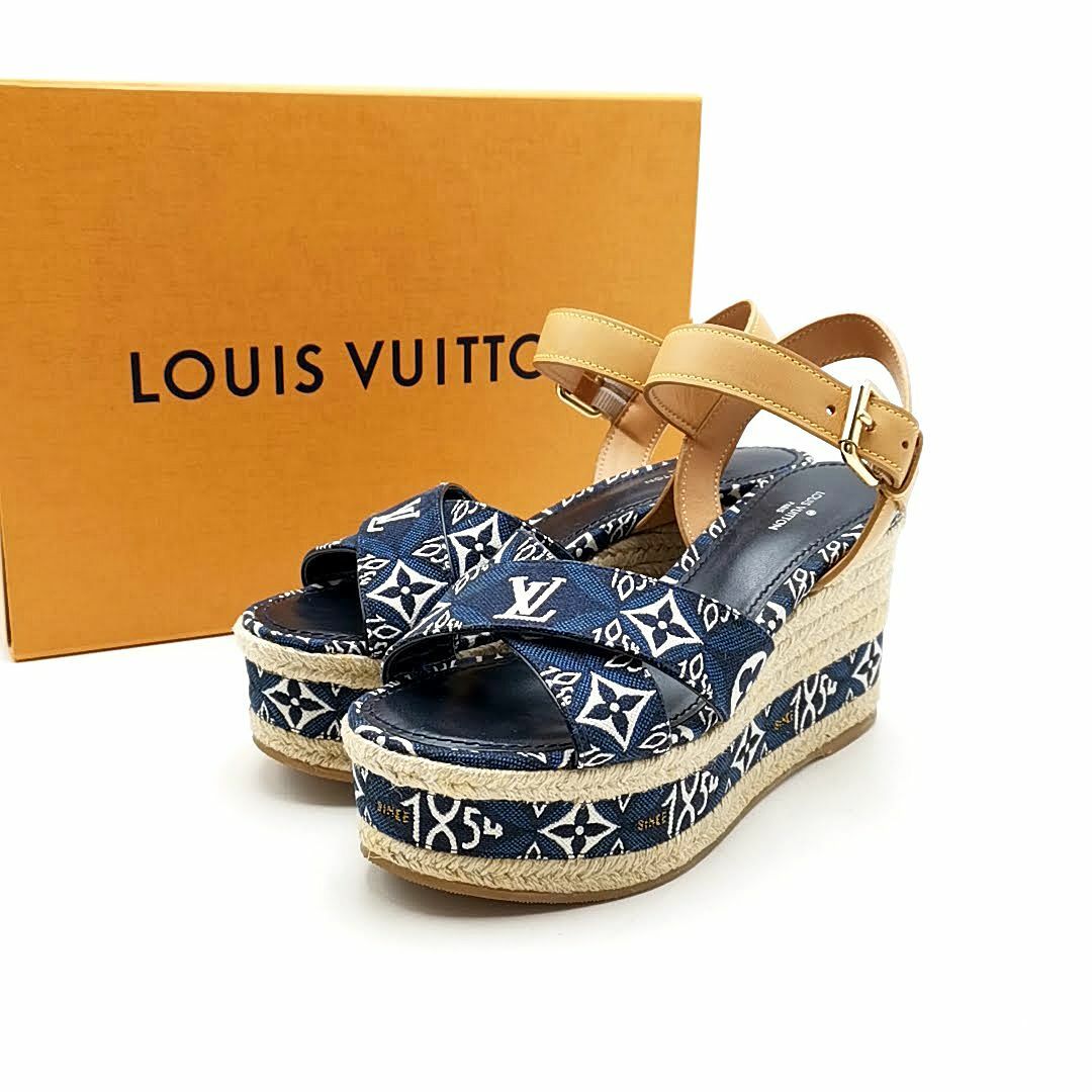 LOUIS VUITTON - 美品 ルイヴィトン サンダル バウンダリー ライン 03