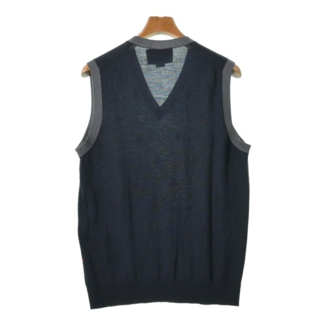 GUCCI - GUCCI グッチ ベスト XS 紺 【古着】【中古】【送料無料】の