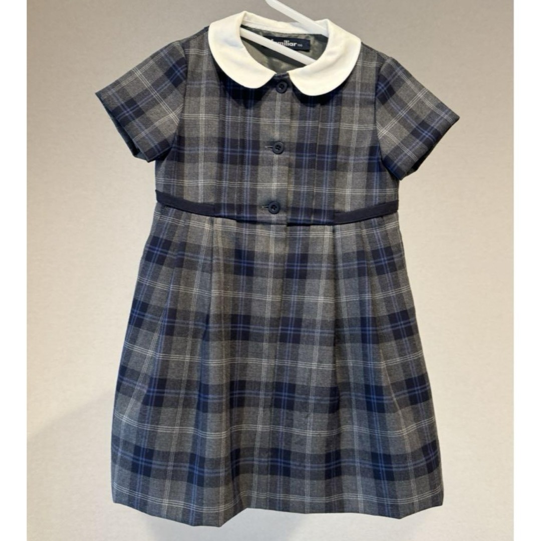 familiar - 値下げ中！familiar フォーマル チェックワンピースの通販