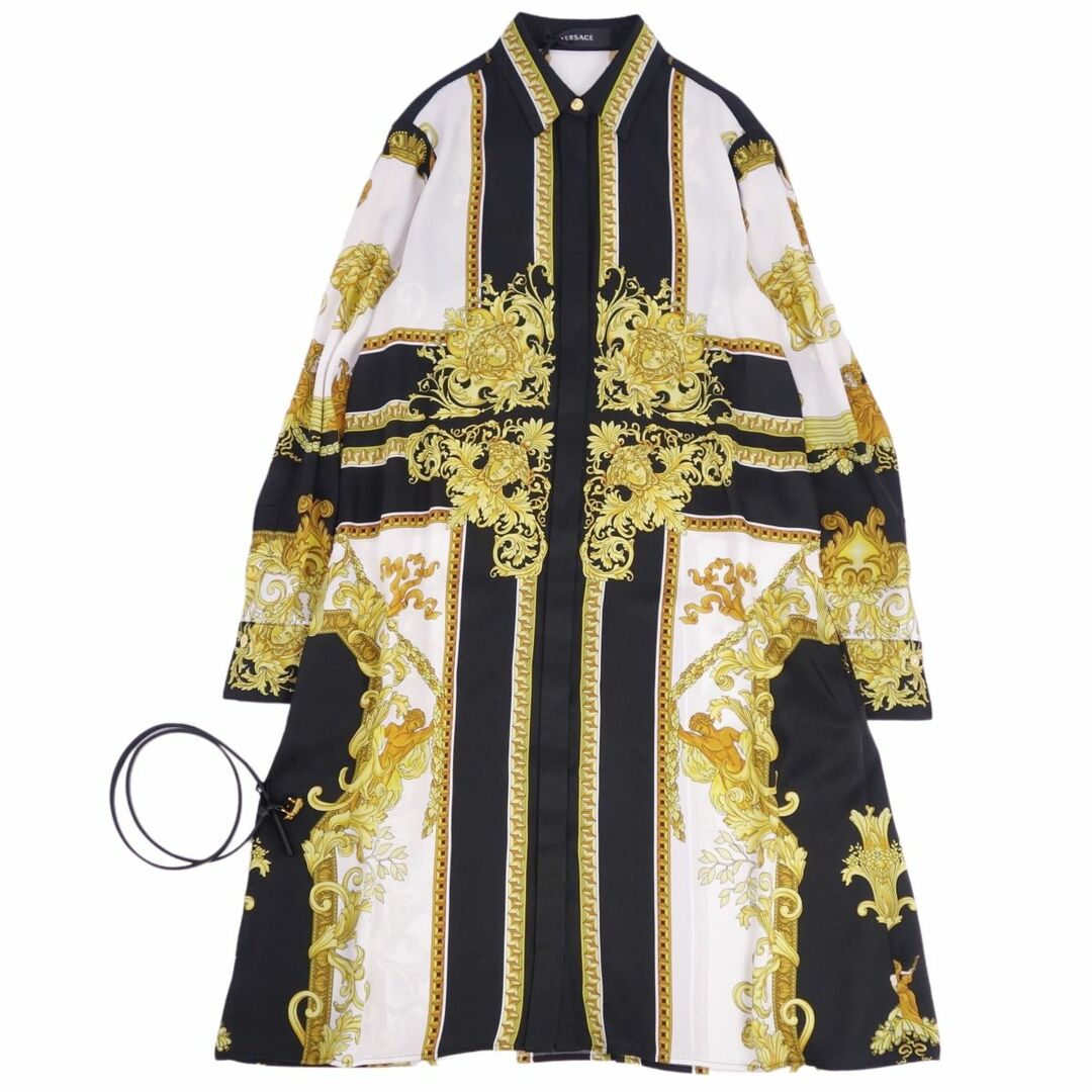 VERSACE - 美品 ヴェルサーチ VERSACE ワンピース シャツワンピース 総
