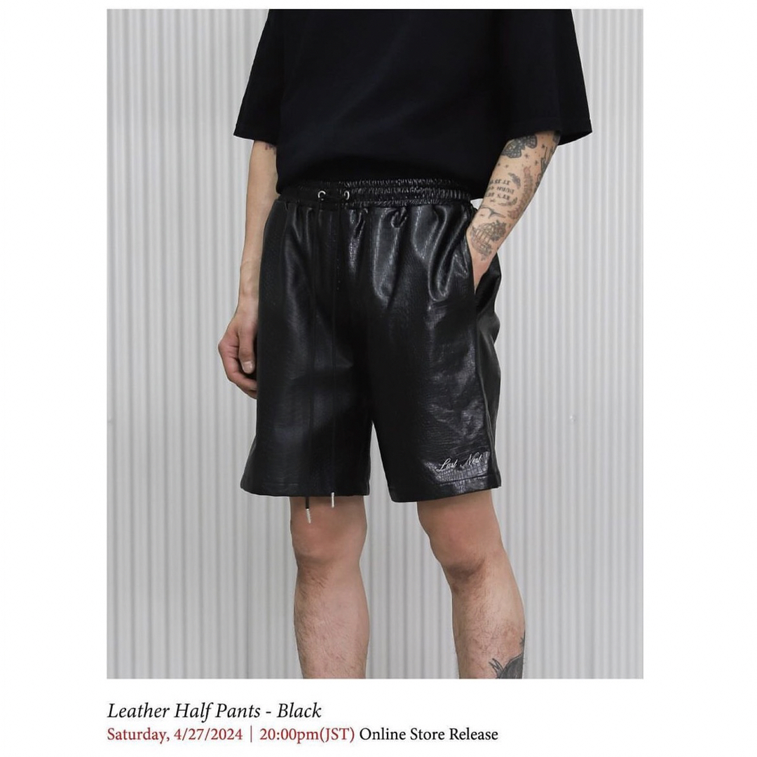 last nest レザーハーフパンツの通販 by R's shop｜ラクマ