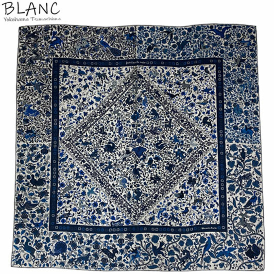 HERMES - エルメス カレジェアン 140 シルクの庭 Jardins de soie