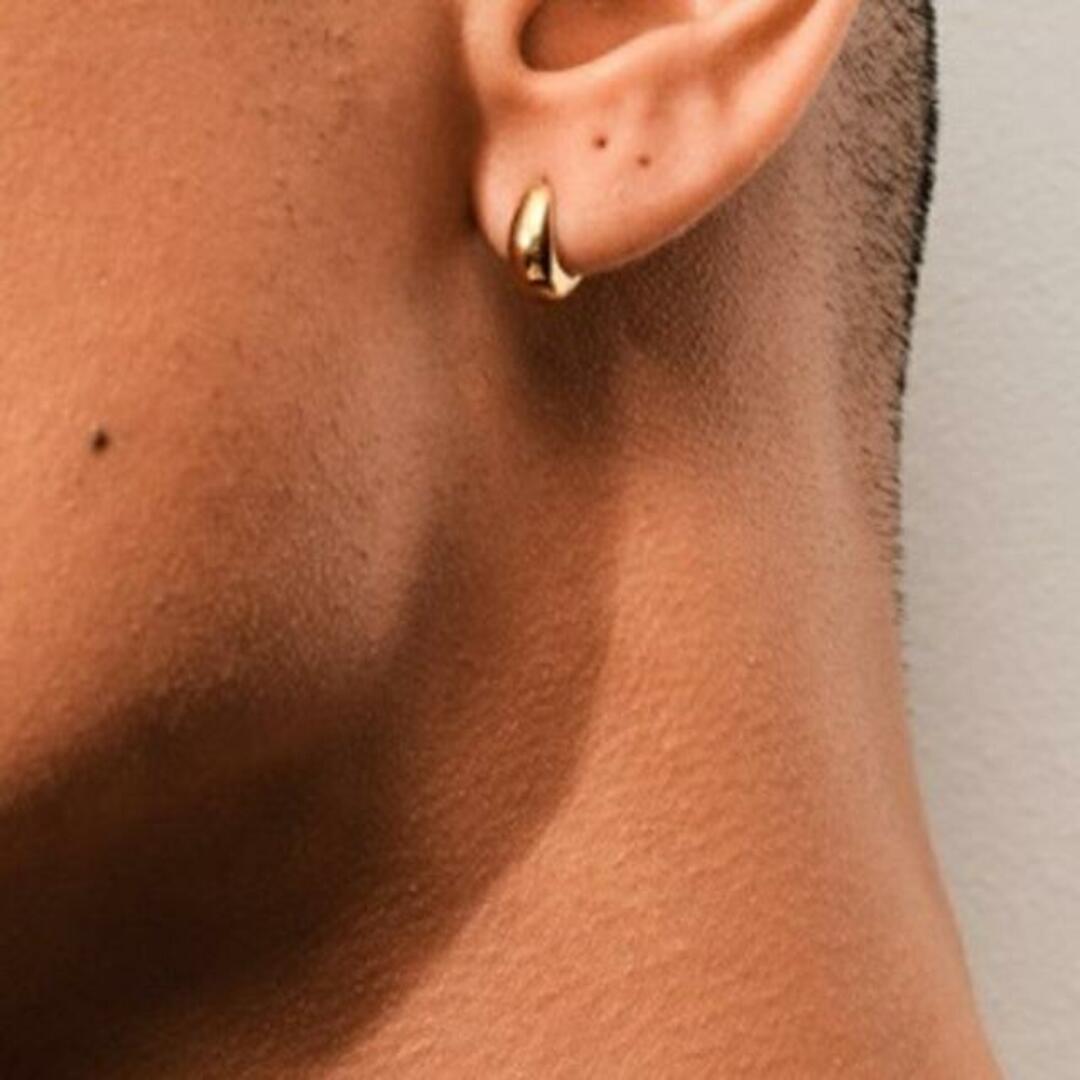 TOM WOOD - トムウッド TOMWOOD Ice Huggie Gold シルバー ピアス