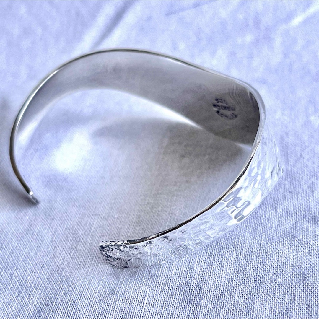 ヴィンテージ メキシカンジュエリー シルバー ウェーブ ボーン