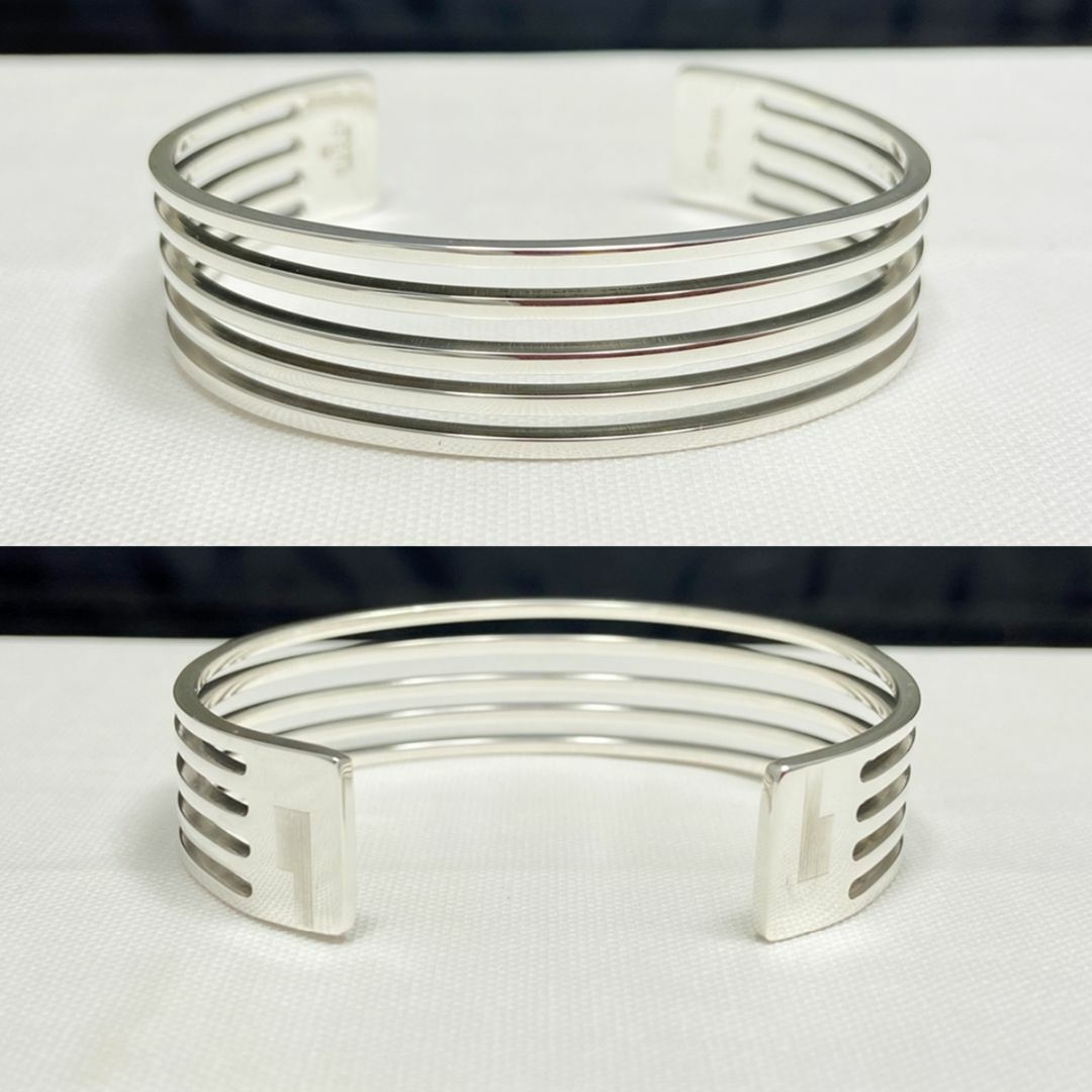 GUCCI - 新品仕上 希少廃盤 グッチ ストライプ バングル ブレスレット