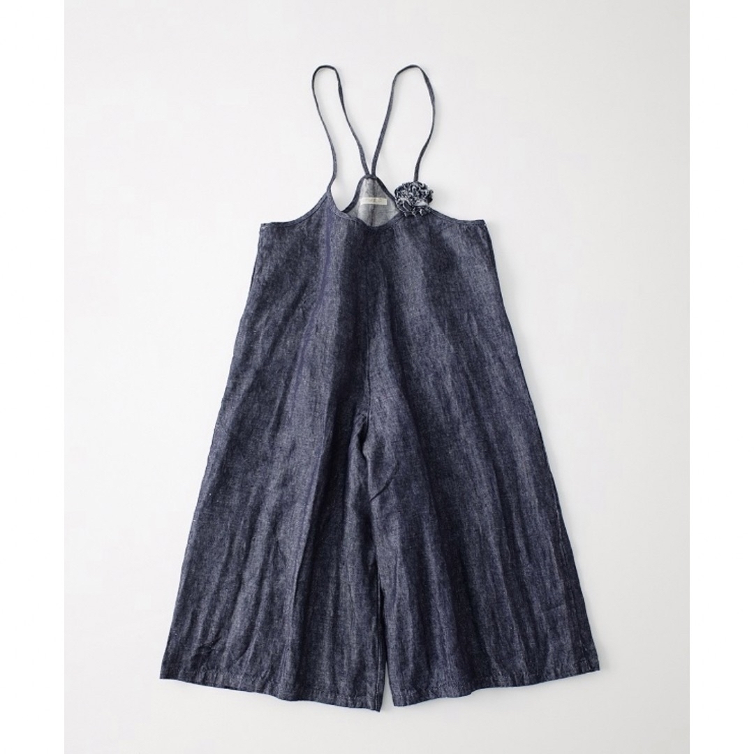 nest Robe - サロペットパンツ コサージュ付き ネストローブ フォグ