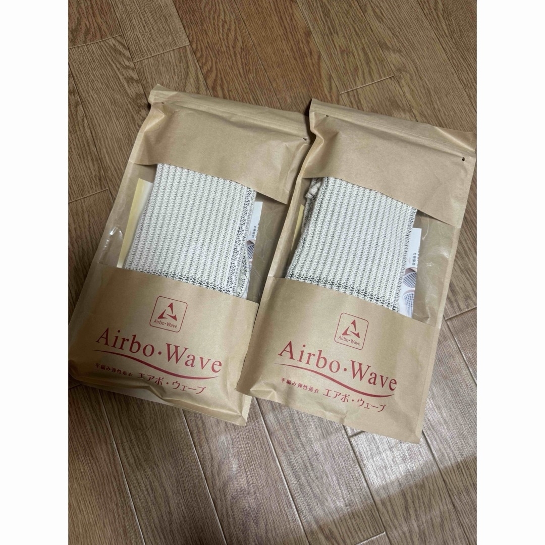 新品！着圧ストッキング医療用 平編み弾性着衣 エアボウェーブ 両足6号