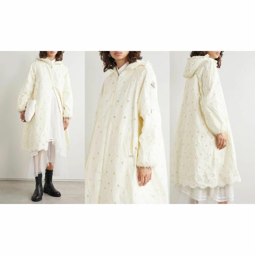 MONCLER - MONCLER SIMONE ROCHA 刺繍 コート 49万 シモーネロシャの