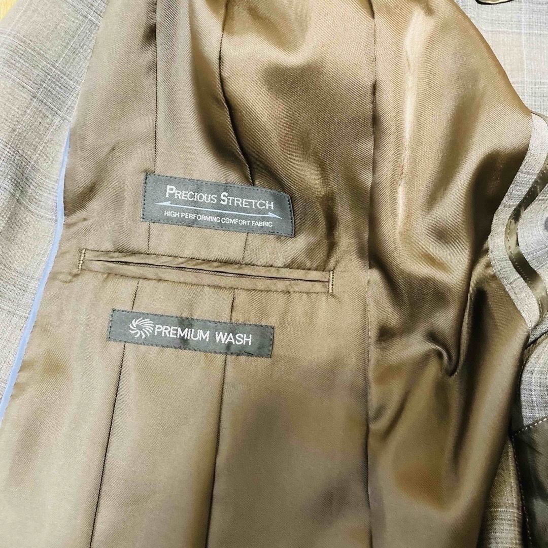 AOKI - AOKI LES MUES レディースセットアップ ブラウン チェックの