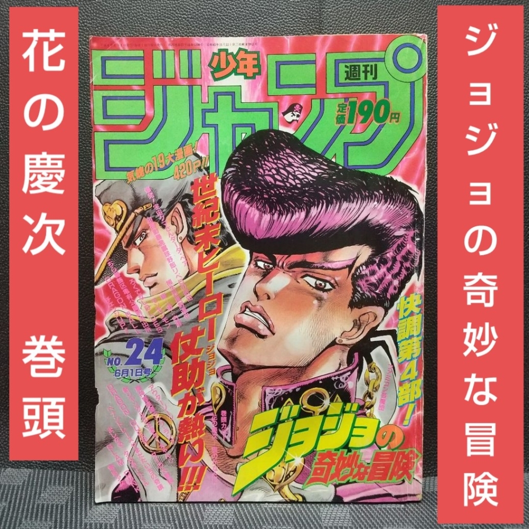 集英社 - 週刊少年ジャンプ 1992年24号※ジョジョの奇妙な冒険 表紙※花