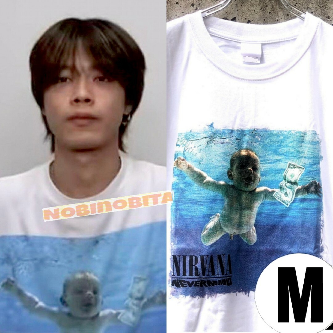 MUSIC TEE - 半袖 ☆ニルヴァーナnevermind T キムタク/コムドット
