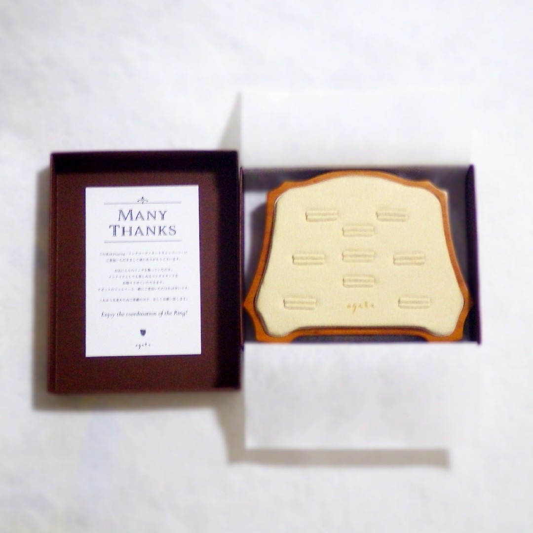 agete リングスタンド ブラウン 新品 - メルカリ