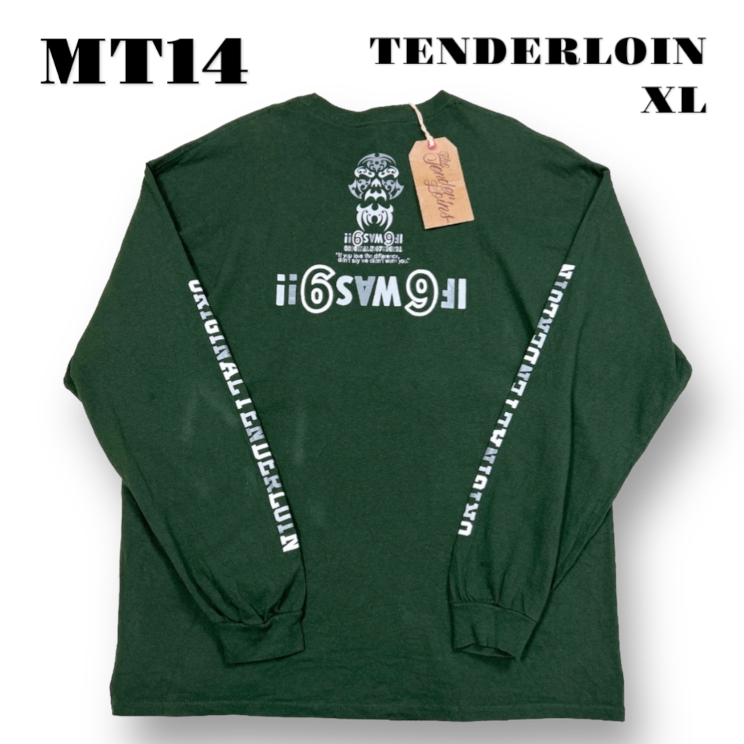 トップス TENDERLOIN LONG SLEEVE TEE 2A GREEN トップス TENDERLOIN