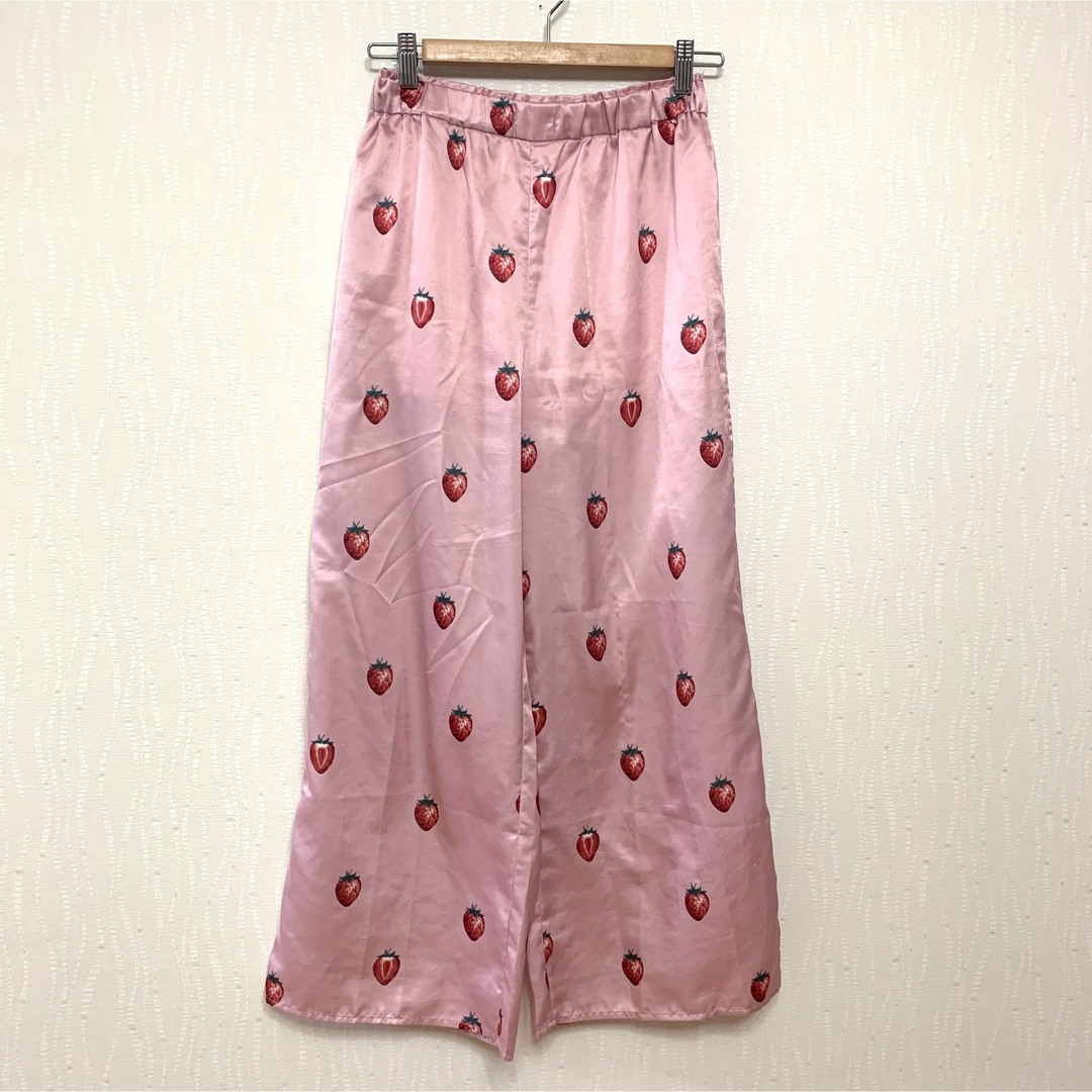 ジェラートピケ ギンガムチェック パジャマ ベージュ ピンク 上下2