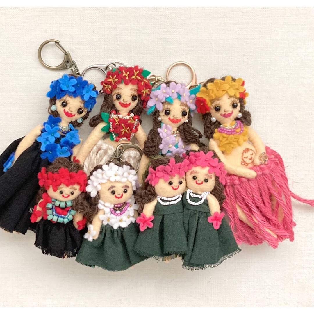 フラミンゴハイビスカス様 オーダー専用ページ フラダンス ドール