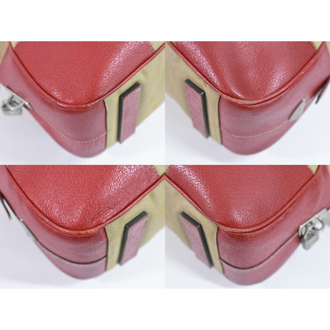 PRADA - 本物 プラダ PRADA キャンバス ミニ ボストンバッグ