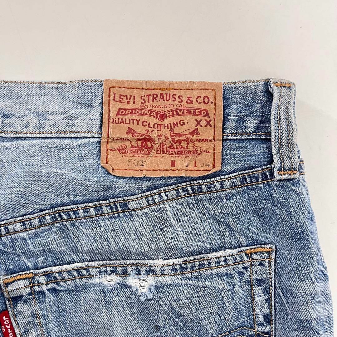 Levi's - 00s リーバイス 501 古着 ダメージジーンズ クラッシュ