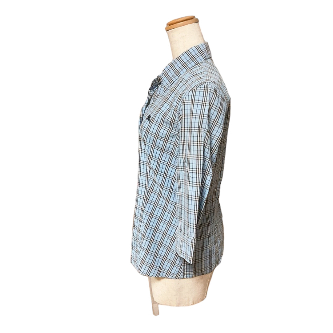 BURBERRY BLUE LABEL - BURBERRY BLUE LABEL バーバリー シャツ 水色