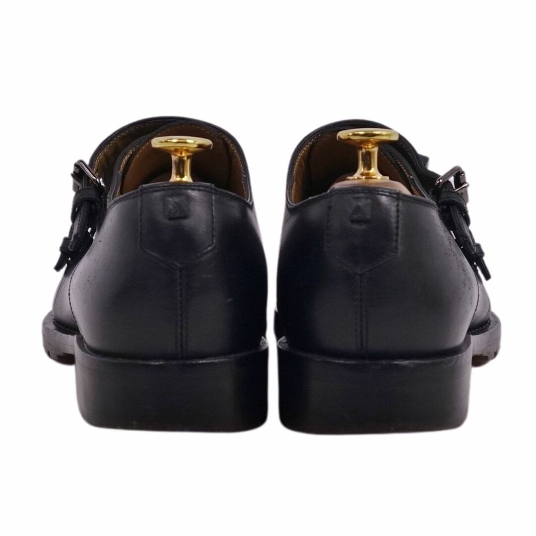 ヴァレンティノ モンクストラップ スタッズ ドレスレザーシューズ 厚底