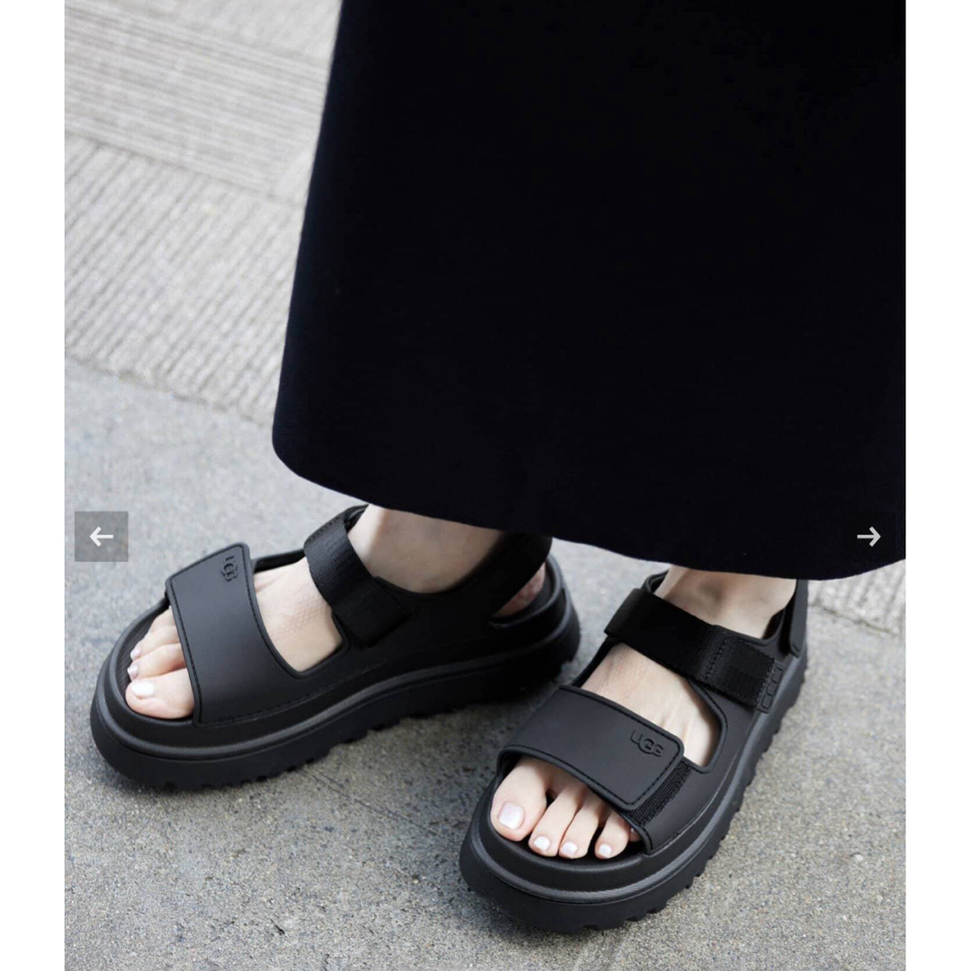 UGG - UGG/アグ GoldenGlow Sandal BLK 23の通販 by 's shop｜アグなら