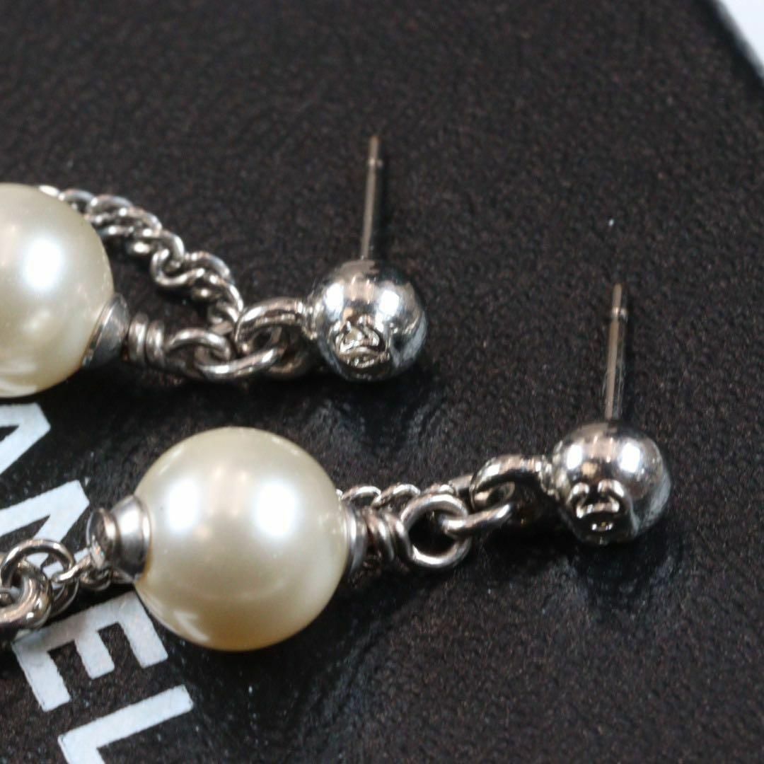 CHANEL - CHANEL シャネル ココマーク パール ピアス ぶら下がり