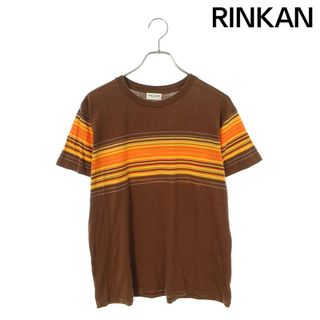 SAINT LAURENT（ボーダー ・ Tシャツ/カットソー(半袖/袖なし)）の